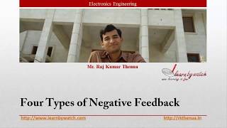 4 Types of negative feedback | Hindi/ Urdu | Electronics Engineering by Raj Kumar Thenua