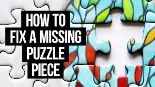 How to Make a Replacement Jigsaw Puzzle Piece