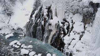 白ひげの滝 冬景色 Shirahige-Fall in WInter ( Shot on RED ONE )