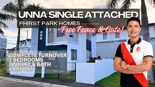 HOUSE TOUR #8 | UNNA MODEL PHIRST PARK HOMES SINGLE ATTACHED | BANK FINANCING | COMPLETE TURNOVER