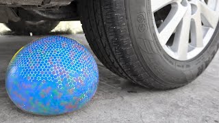 Crushing Crunchy & Soft Things by Car!-Experiment Car vs GIANT ORBEEZ WATER BALLOON