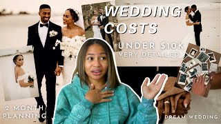 How I Planned Our Wedding in 2 Months for Under $10,000 + Wedding Costs, Details, and MORE!