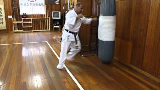 IRAQ KYOKUSHIN UNION 72 SHIHAN ALI NASSER AWIED IN JAPAN TRAINNING