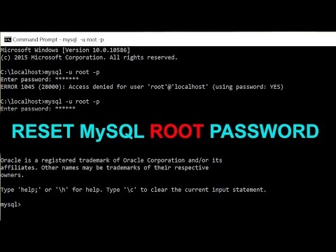 How to Reset MySQL Root Password on Windows How to Reset MySQL Root Password on Windows