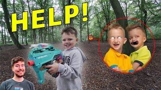 MR BEAST HELPED US DEFEAT EVIL VLAD AND NIKI IN THE WOODS! *THEY STOLE MY TOYS!!*