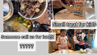 Weekend lunch with??#small treat to my daughter||phenpo Tibetan family #tibetavlogger