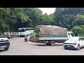 ksrtc swift ac seater bus ksrtc bus and heavy truck turning seventh hairpinbend thamarassery ghat