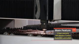 fiber laser metal cutting machine working video ---Bodor laser