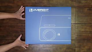 VIVIBRIGHT 1080P Full HD Projector D5000 || 8000 LED brightness || 300 inches maximum display