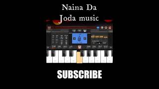 Naina Da Joda song music | Mass BGM Guru | Ammy Virk | Nimrat K| Amberdeep S | #Shorts #easypiano