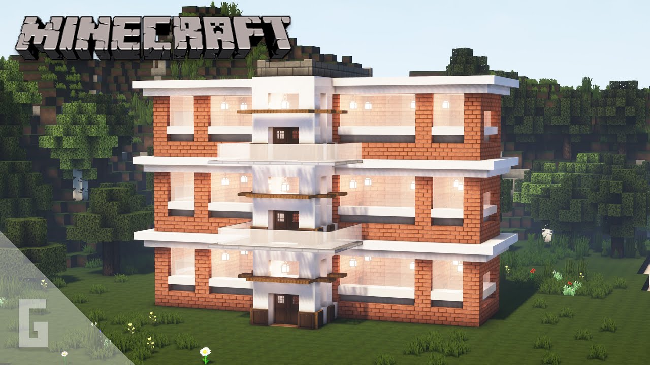 Minecraft Apartment Tutorial Youtube