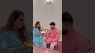 *funny* HAPPY RAKSHA BANDHAN 😂❤️ Our First Rakhi in this house 🏡🧿 #shortvideo #rakhi #shorts