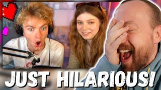 JUST HILARIOUS! TommyInnit Dating Simulator with Wife (FIRST REACTION!)