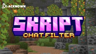 Chat FIlter - Skript Showcase