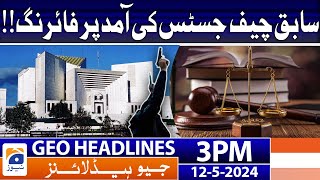 Geo Headlines Today 3 PM | Ready to give relief in wheat, electricity prices | 12th May 2024