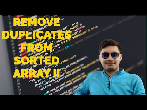 Remove Duplicates From Sorted Array II #4 | LeetCode Explained And ...