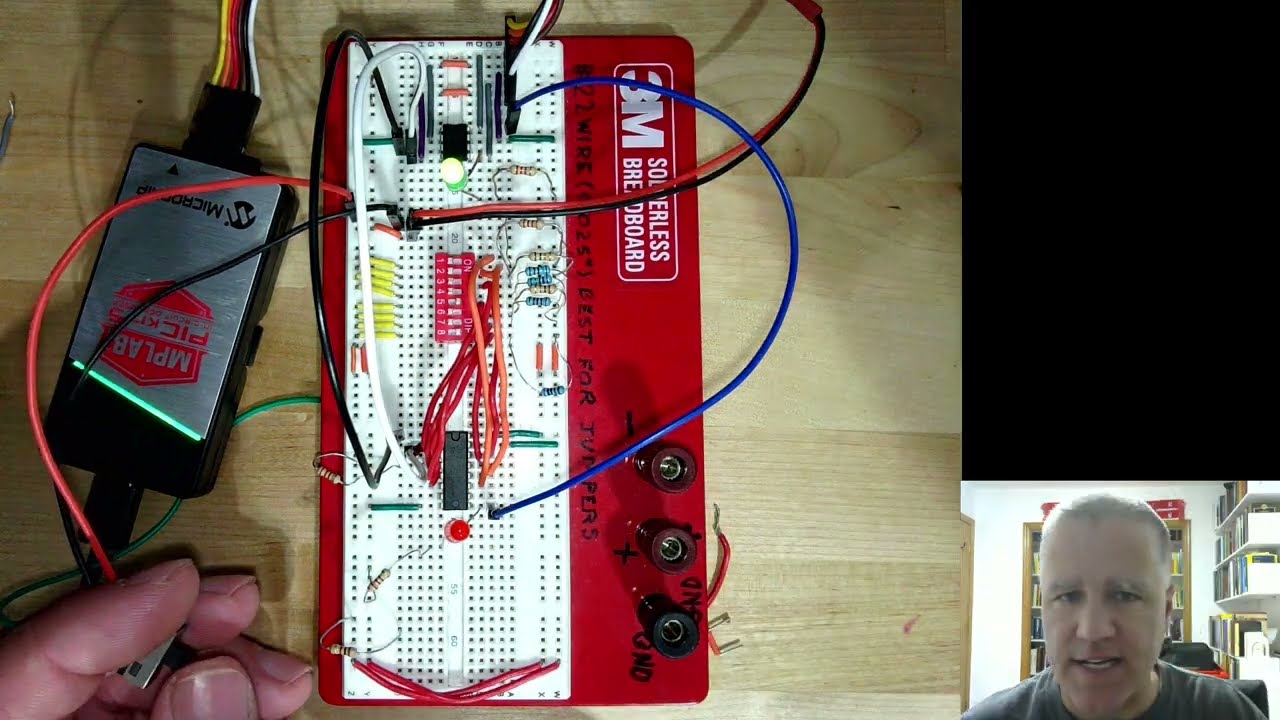 PIC10F200 Lab 6 - Utilizing The 74HC165 Shift Register For LED Blink ...