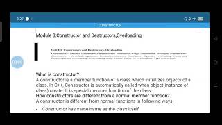Module 3: Constructor,part1:Default Constructor
