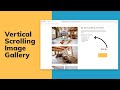 Scrolling Image Gallery - Elementor Pro Tutorial