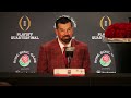 oregon hc dan lanning and ohio state hc ryan day give final updates ahead of the 2025 rose bowl game