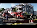 Child, firefighter injuried after multi-alarm fire in Everett, Massaschusetts triple-decker