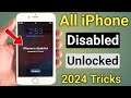 iphone is disabled connect to itunes 4/5/5s/6/6s/7/7plus/8/8plus 100% fix | 2024