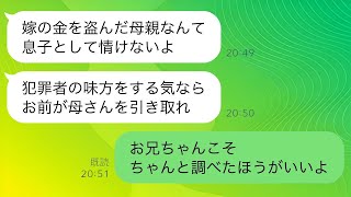 兄「母が嫁のお金を盗んだ」母を実家から追い出した兄夫婦→でも翌日、兄「母、金を貸してくれ！」実は…【スカッとライン修羅場】