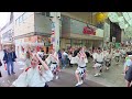 8 4 日 びっくり楽し！京都の繁華街にあの集団がやって来た kyoto parade【突然の阿波踊りで大盛況の京都伏見大手筋商店街】