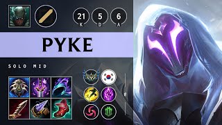 Pyke Mid vs Ryze: Godlike - KR Challenger Patch 14.23