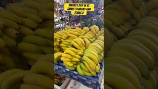 Market day in Trinidad hits  different than in USA 🍌🥑🍊🍋🍆🥥 all fresh! #trinidadandtobago #food