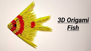 3D Origami Fish | Pze Origami 3D Tutorial | কাগজের তৈরি মাছ |