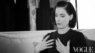 Dita Von Teese on real size women | Celebrity Interview | Vogue Australia