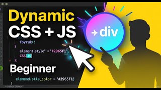 CSS Manipulation with JavaScript | Change Styles Dynamically (Beginner Tutorial)
