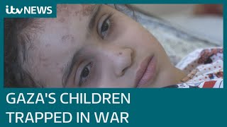 Children of Gaza remain trapped in war as talks of a ceasefire continue | ITV News