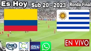Colombia vs. Uruguay en vivo, donde ver, a que hora juega Colombia vs. Uruguay Sub 20 - 2023