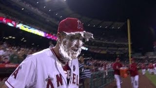 TOR@LAA: Calhoun and Shuck discuss win, get pied