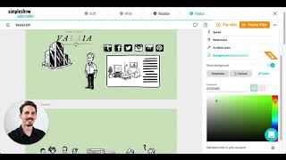 Individual backgrounds in your explainer video - simpleshow