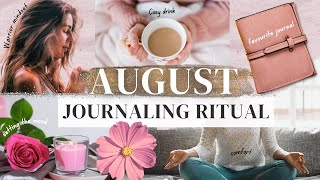 Find Your Calm: Journaling Ritual for the Busy Spiritual Seeker | August Review and Goal Setting