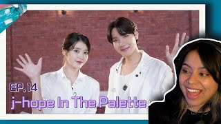 [IU's Palette🎨] J-Hope In The Palette Ep.14 | first time REACTION!!