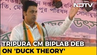 Biplab Deb's Latest Nugget Involves Ducks And Rural Economy. Go Figure