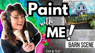 Barn Painting | Paint with Me | DIY Painted Decor