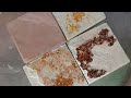 4 wet white shale stone plat cleaning video