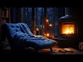 Reading Corner with Rain, Thunderstorm and Crackling Fire for Relaxation and Sleep - Nature Sounds