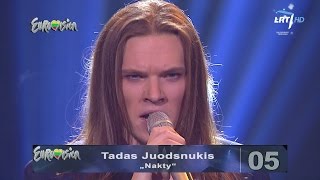 Atlikėjas Tadas Juodsnukis atliko Kastyčio Kerbedžio dainą „Nakty“ (2015) HD