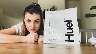 HUEL honest Review- Eating only Huel for a Week. Do you get bloated? Will you be hungry?