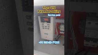 Thyra VFD parameter setting service paid +91 98145-71211 #solarenergy #vfd #solar #frequencyinverter