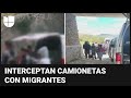 Rescatan a 125 migrantes transportados ilegalmente en carretera de México