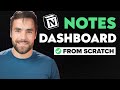 Notion Masterclass: Build a Notes Dashboard with Me
