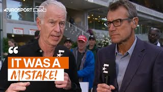 Tim Henman and John McEnroe clash over Wimbledon ban on Russian and Belarusian players | Eurosport