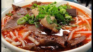 Cách nấu bún bò huế ngon tuyệt, ăn bún bò huế,Cuôc sống Mỹ,Perfect VIETNAMESE Spicy Beef Noodle